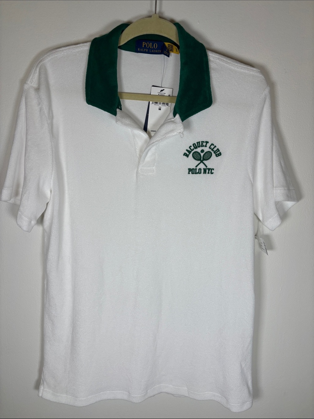 Polo Ralph Lauren Racquet Club Terry Polo Shirt – Size M – NWT